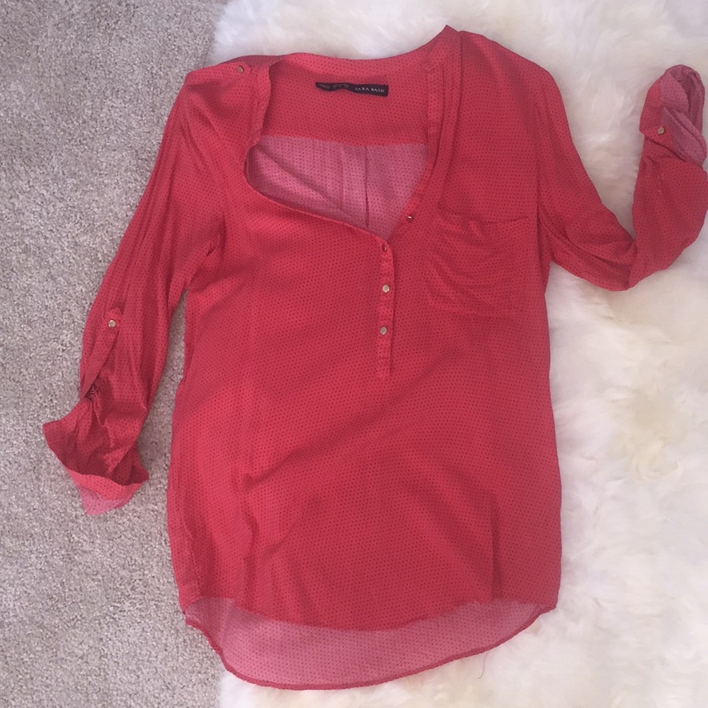 Zara top purchased in Italy.